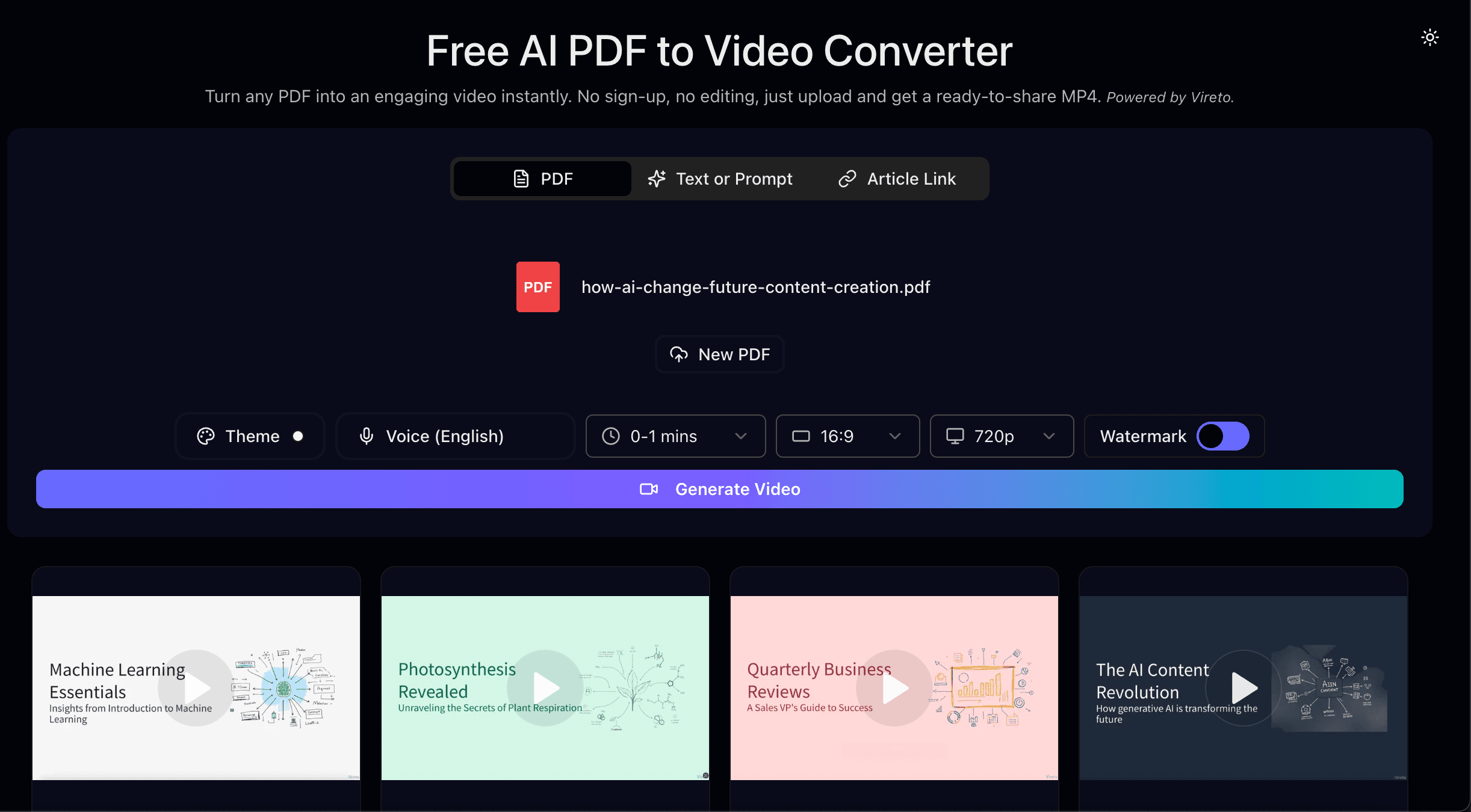 Upload Your PDF File